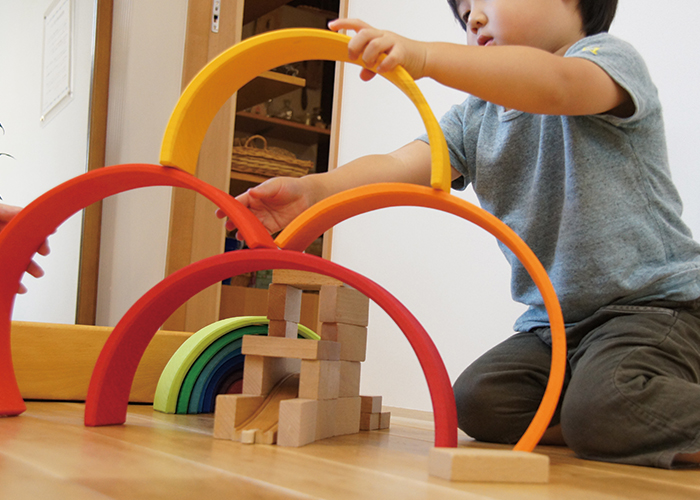 アーチレインボー】虹色トンネル 特大 ドイツ グリムス【送料無料】 木