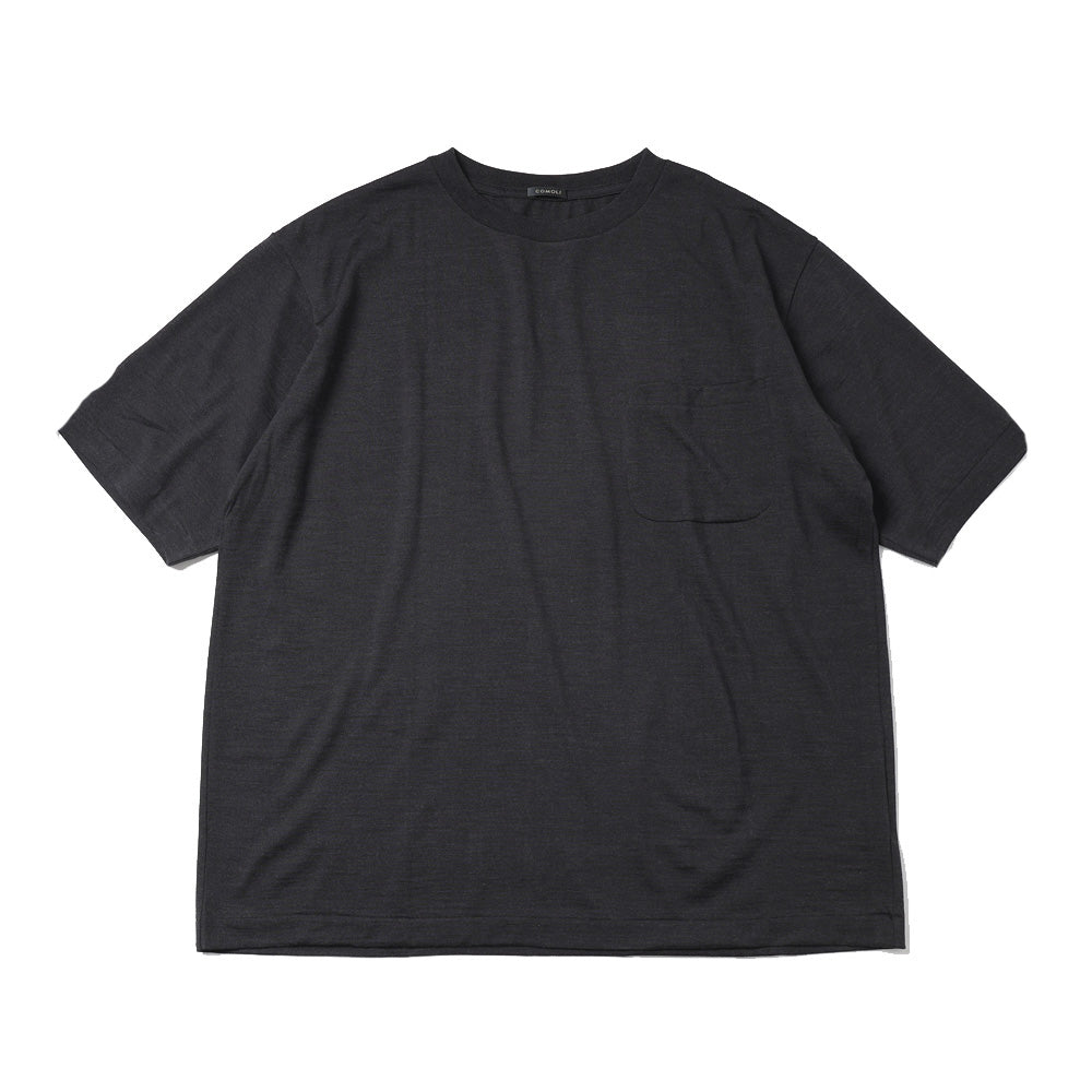 COMOLI) サマーウール 半袖Tシャツ (B01-05016) | COMOLI / カットソー