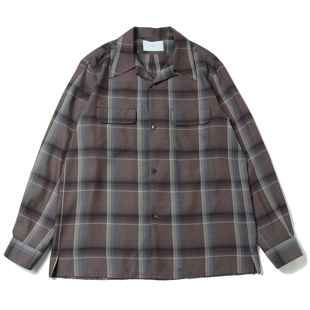 SUGARHILL(シュガーヒル)OMBRE PLAID OPEN COLLAR SHIRTS (2541000501