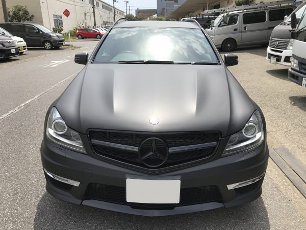 ベンツC63 AMG マットブラック | 株式会社イールアップ【千葉県船橋市】