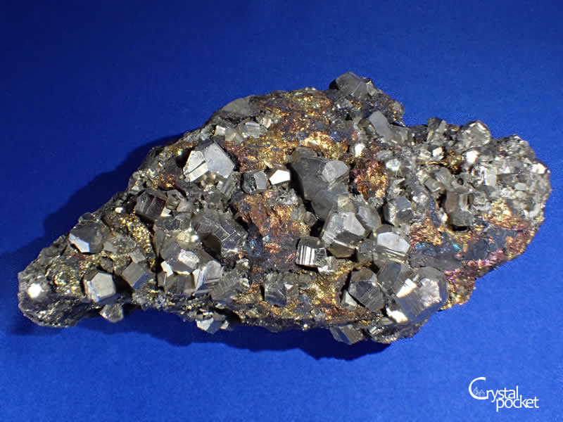 CHALCOPYRITE PYRITE 黄銅鉱 黄鉄鉱 尾去沢鉱山 - クリスタルポケット