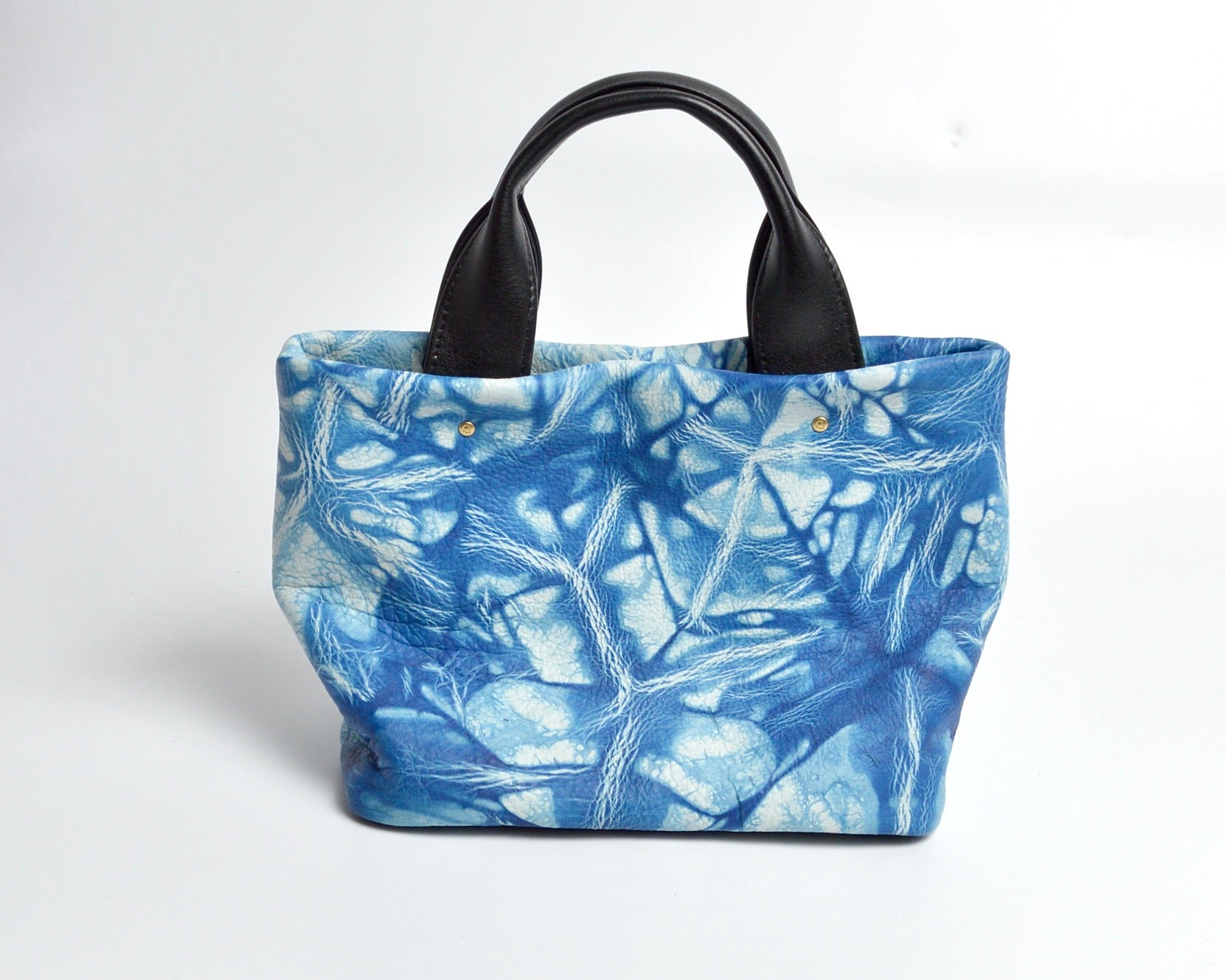 逢初革：バケットミニトート：ATB-300R(ランダム染め)