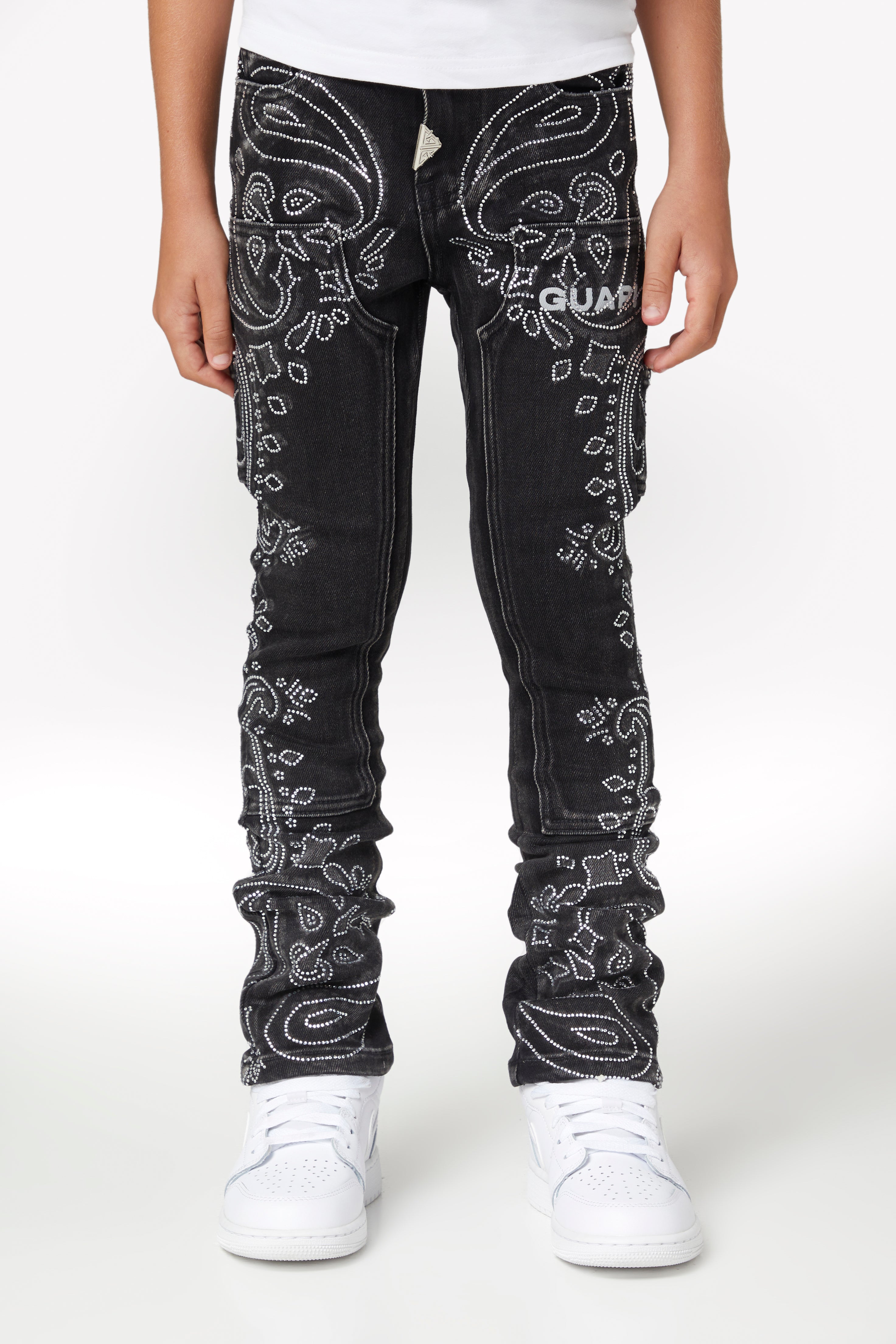 Vintage Black Paisley Kids Denim – GUAPI CLOTHING FZ-LLC