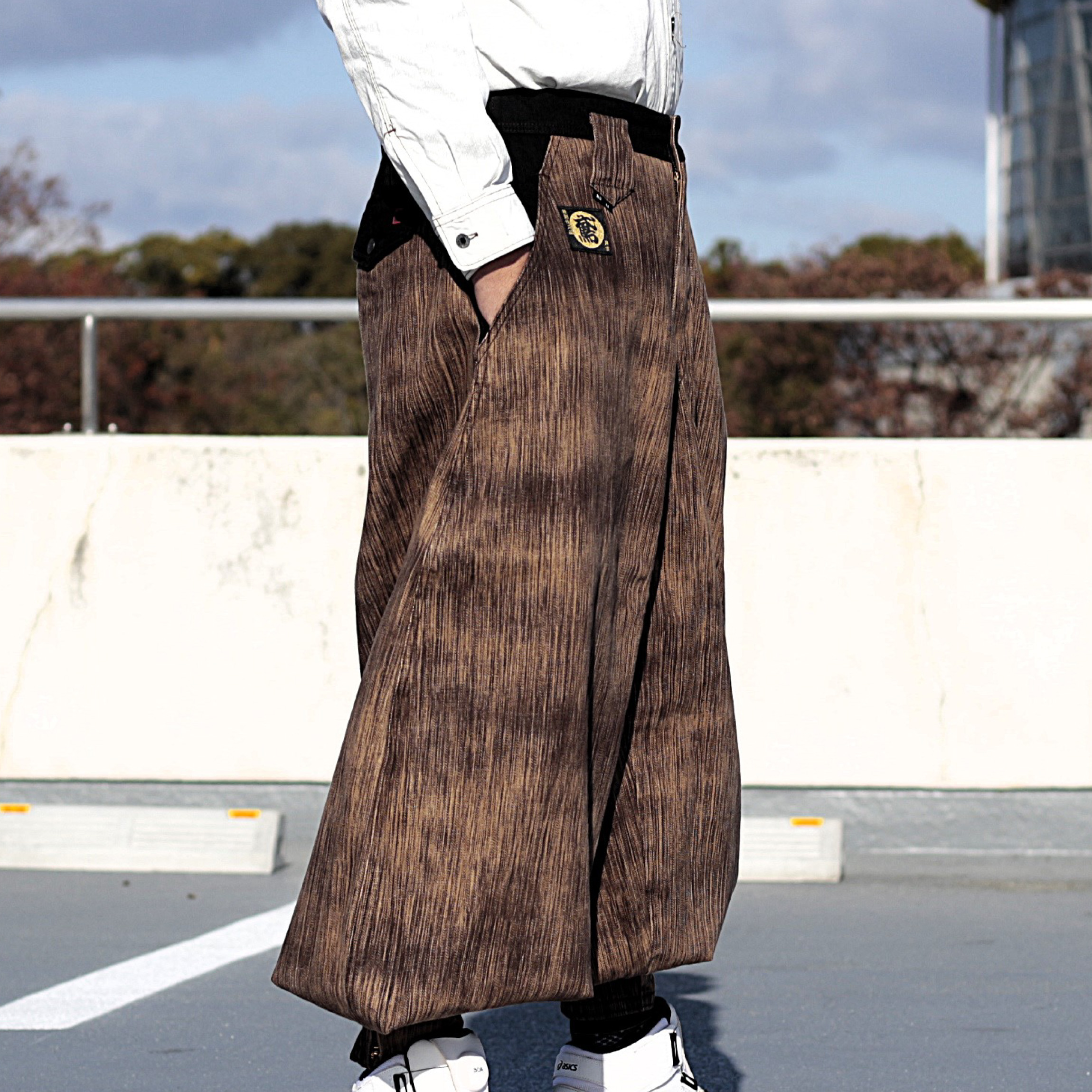 鳶 カセヤマ B－3 【草木デニム】 ズボンのみ 40-19 高級鳶服 特別