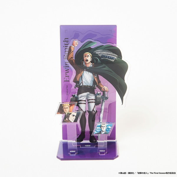 進撃の巨人 描き下ろしアクリルジオラマ【エルヴィン】 – IG Port