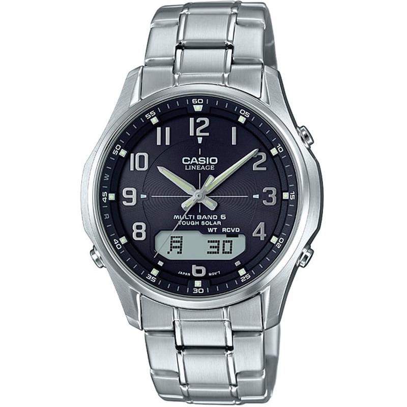 Casio Lineage Solar Radio Watch with Easy Adjust Band LCW-M100DE