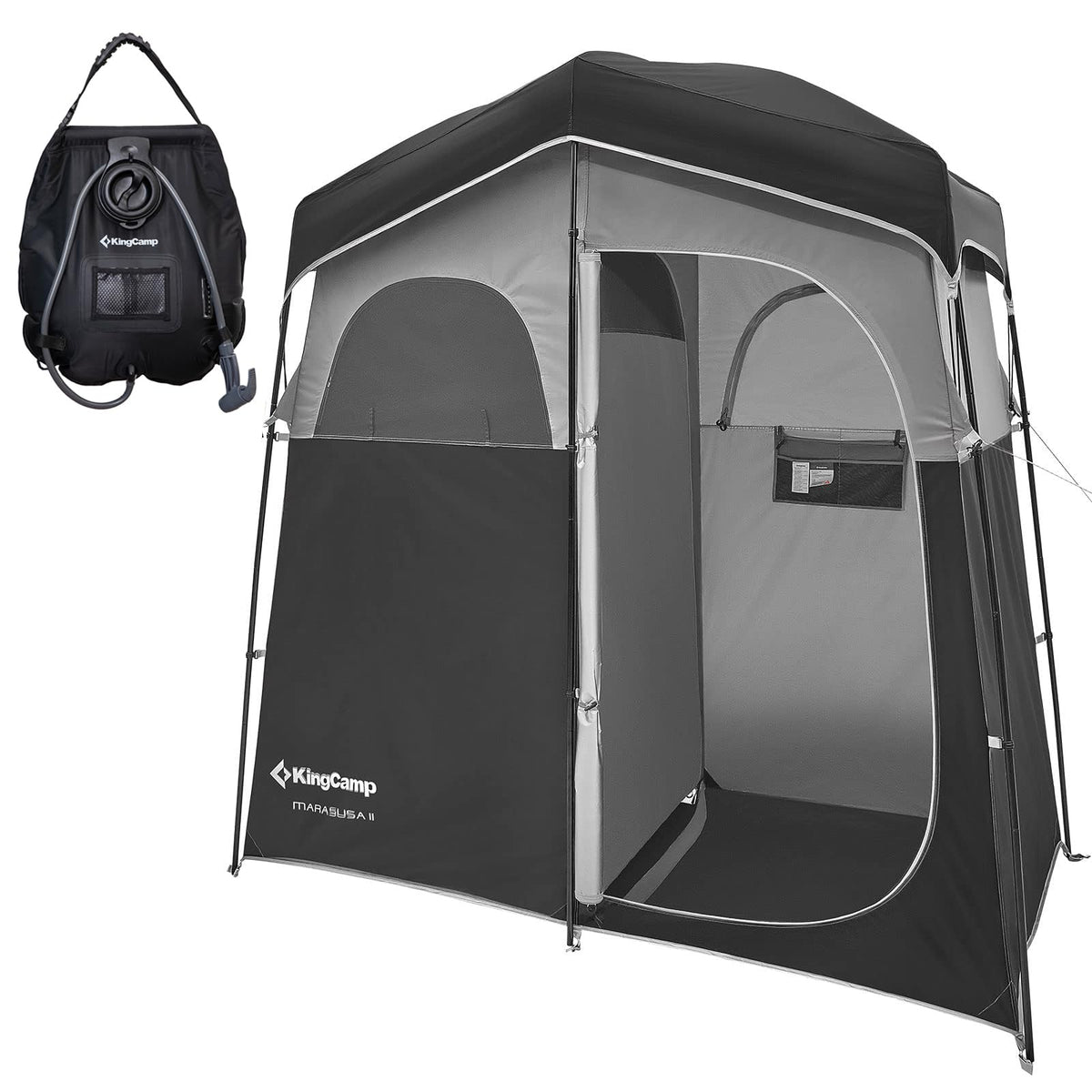 KingCamp 着替えテント簡易シャワールームトイレ更衣室ビーチテント2人