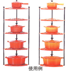 ル・クルーゼ ポットスタンドカラー3色 00ETの通信販売［キッチン