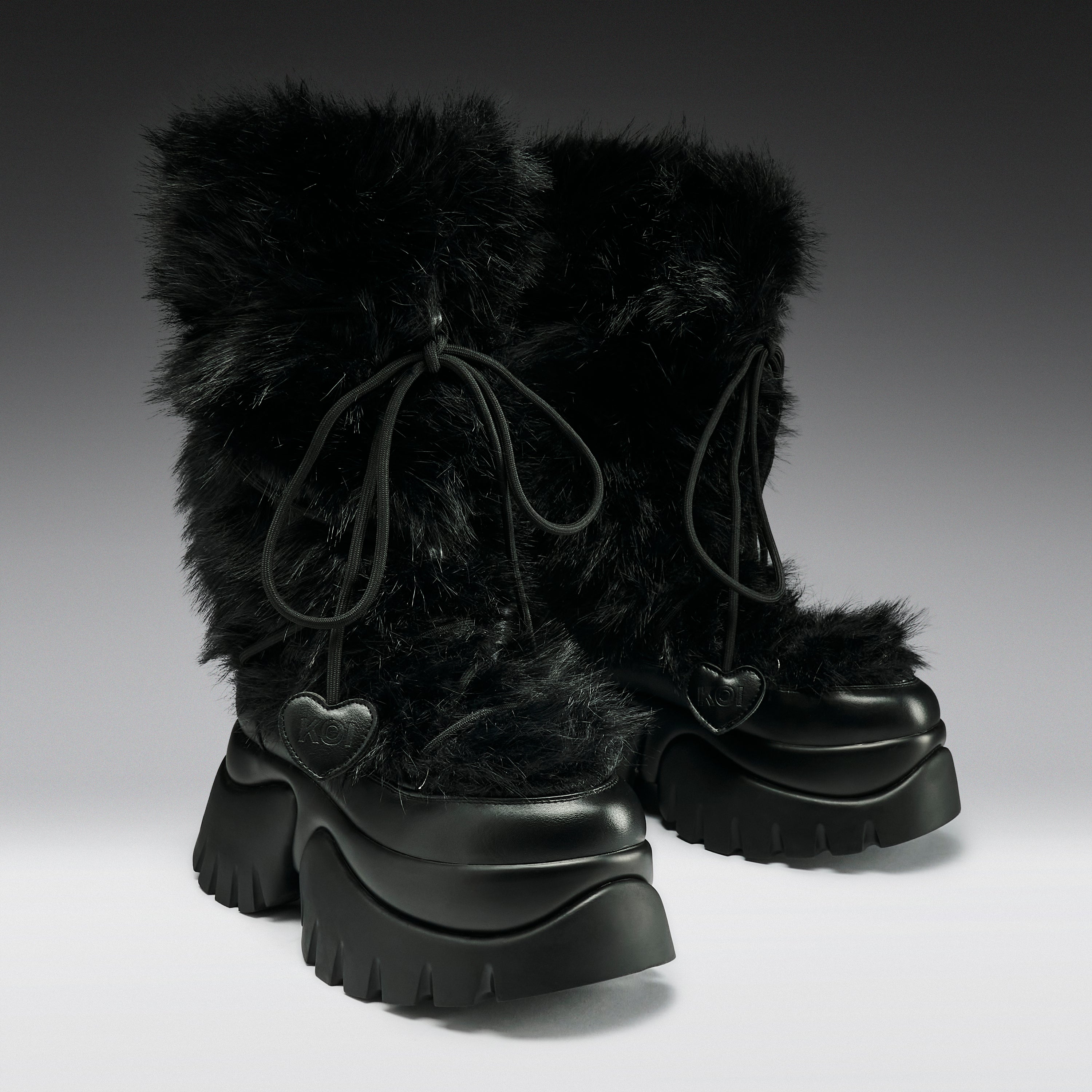 Midnight Sasquatch Snow Boots - Black – KOI footwear