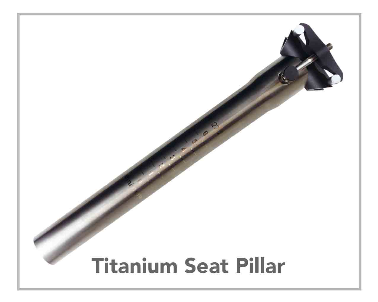 Tuned by LIGHT CYCLE !! - チタニュームロングシートポスト 34.9