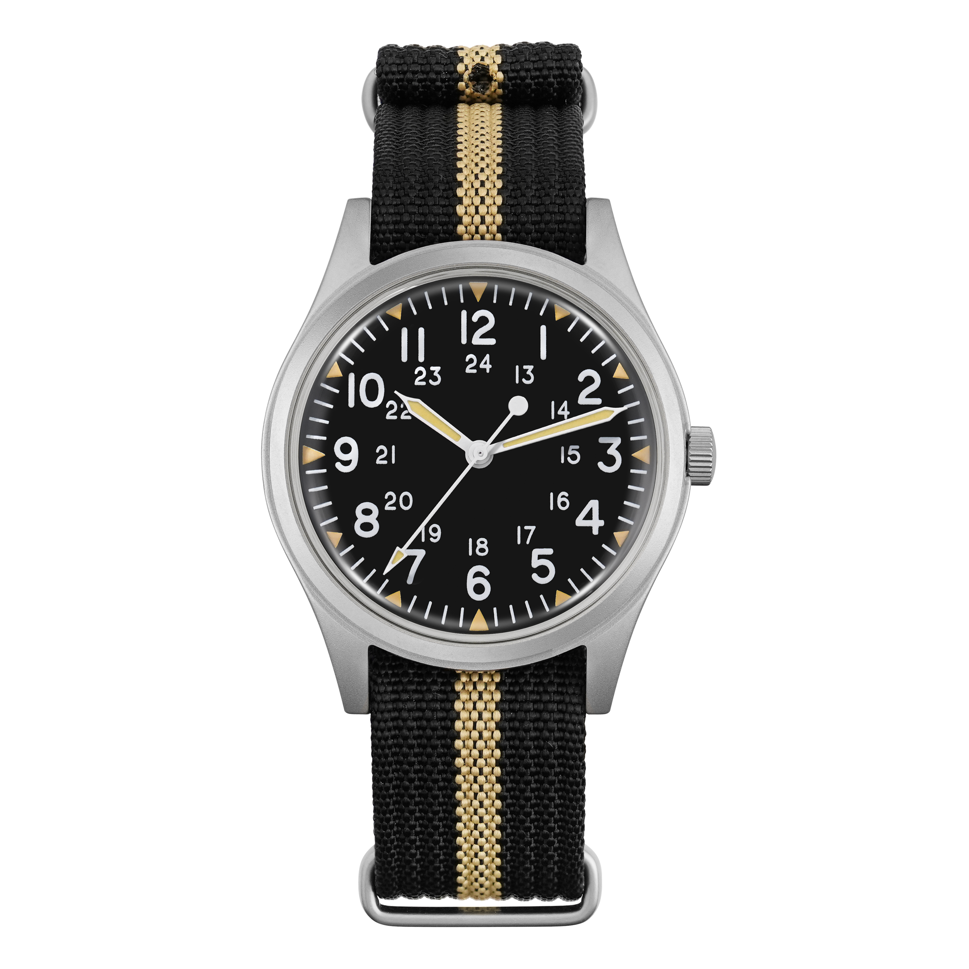 Militado 36mm High Domed VH31 Field Watch ML07