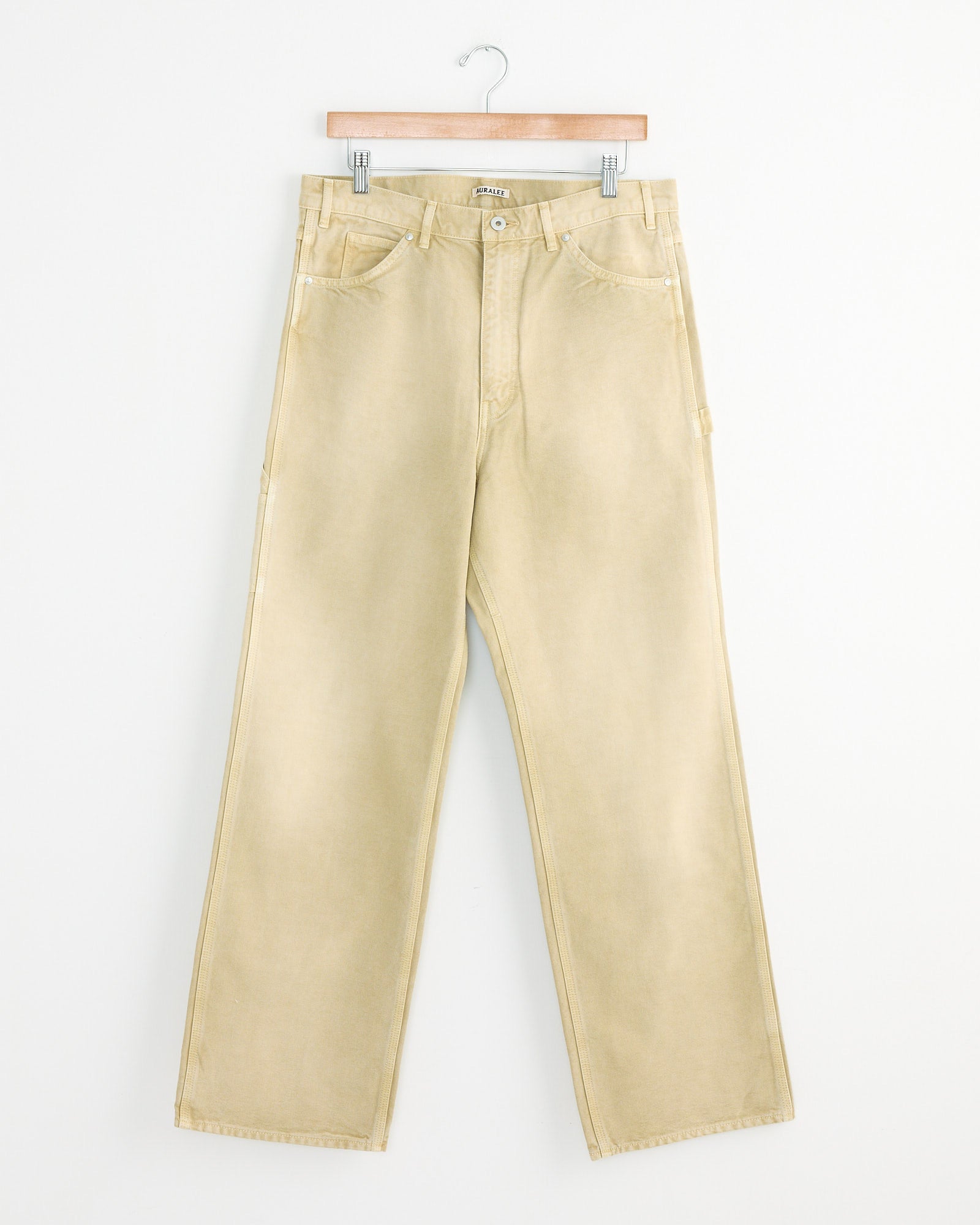 Cotton Duck Pant in Light Beige