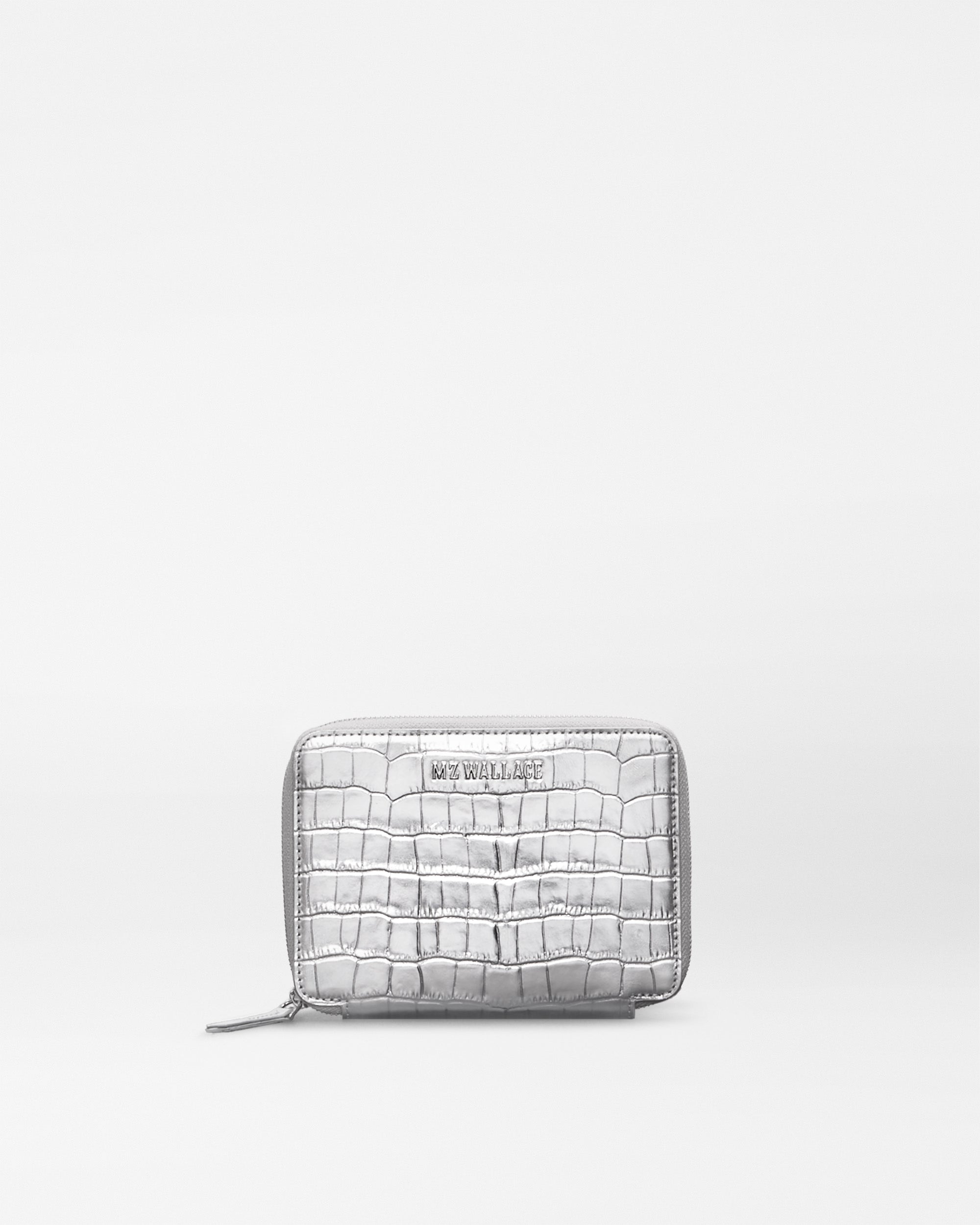 Silver Passport Holder | MZ Wallace