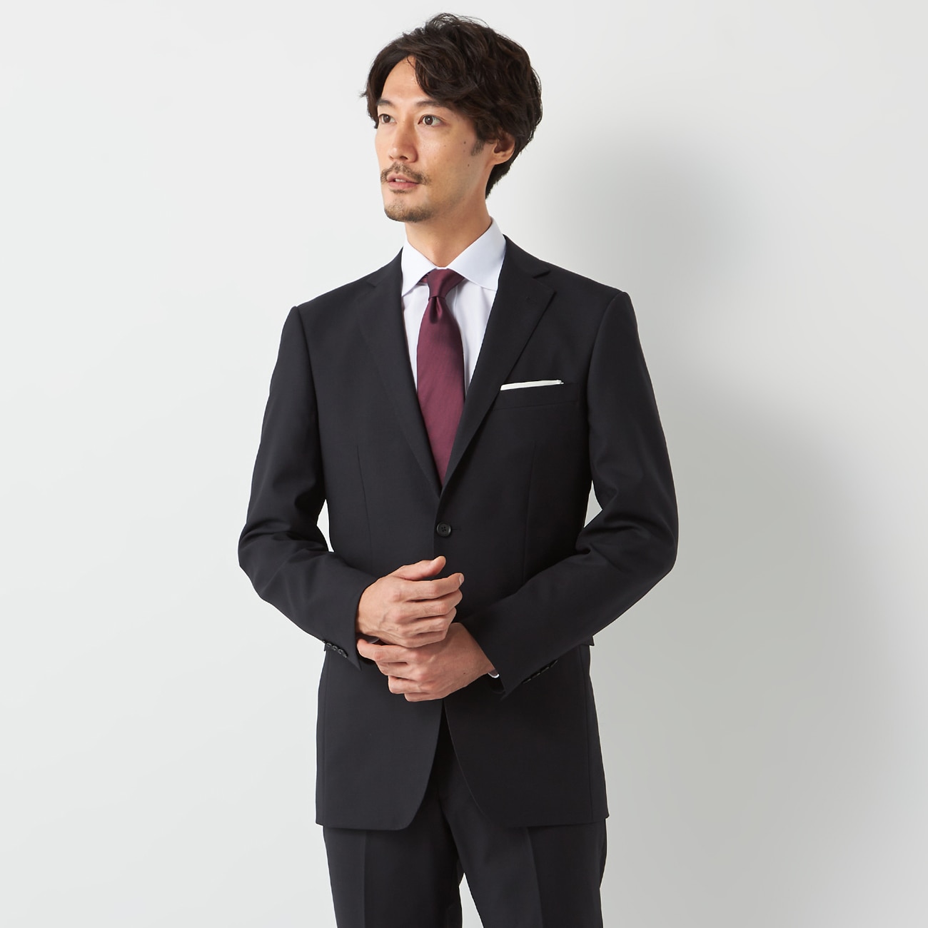 パンツウォッシャブルスーツ 紺無地 10month|O41_82102092 - ORIHICA