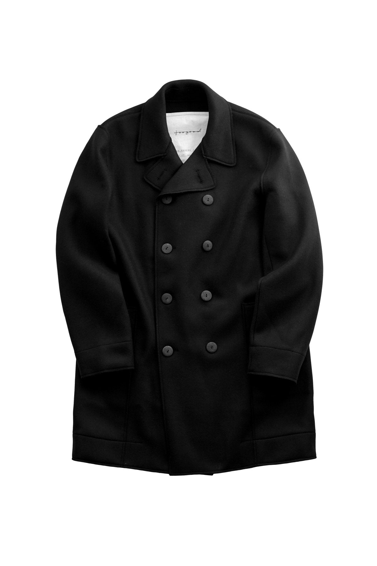 toogood - THE REEFER COAT - LAMBSWOOL FELT HW - FLINT – PHAETON