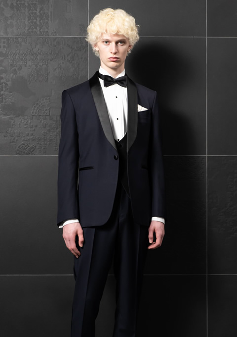 ショートタキシード ミッドナイトネイビー タキシード専門店 Phase AOYAMA