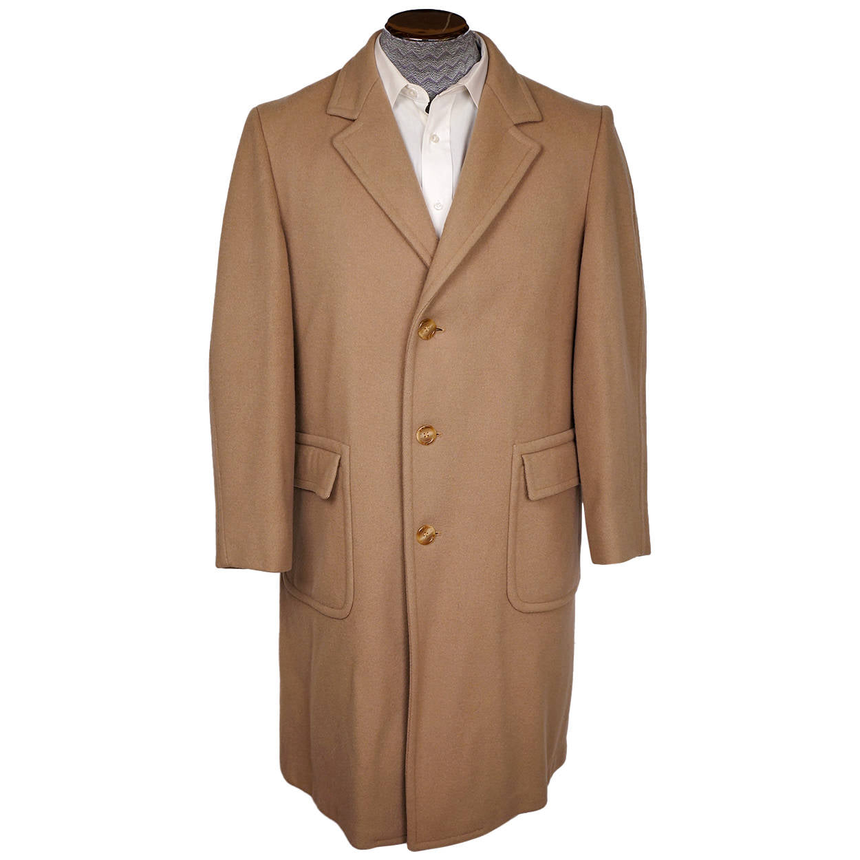 Vintage Brooks Brothers Brooksgate Overcoat 1970s Wool Top Coat