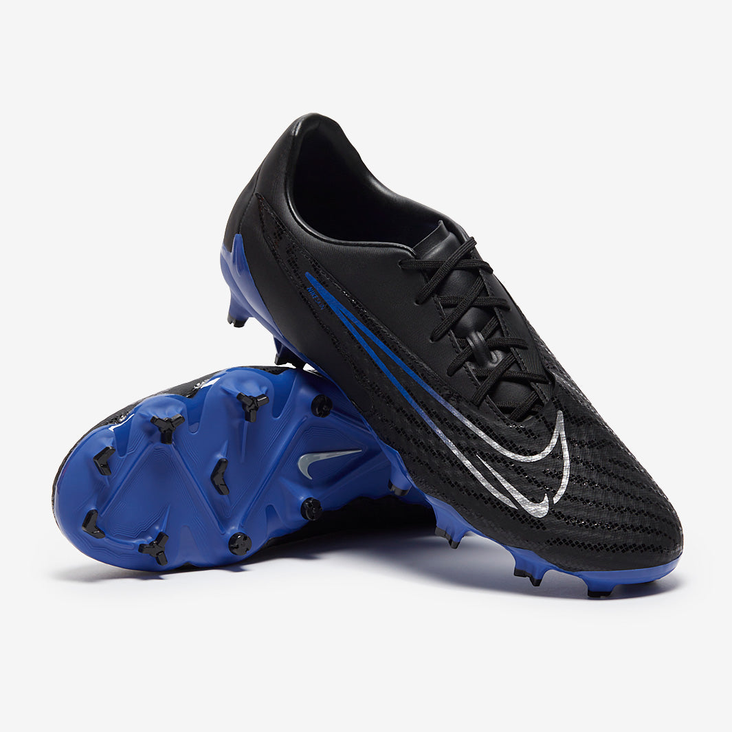 Nike Phantom GX Academy FG/MG - Black/Chrome/Hyper Royal - Mens Cleats