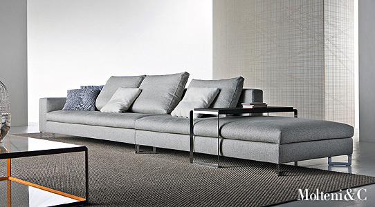 Molteni&C》Largeソファ , Gradoサイドテーブル – PROPOSTA｜プロポスタ