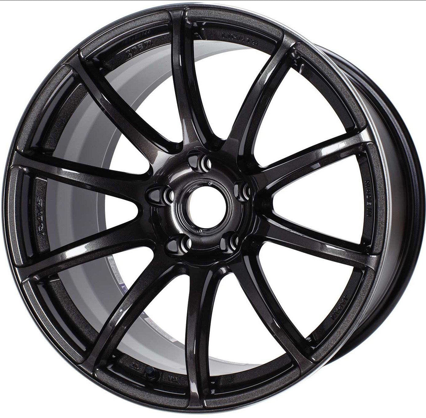 Rays Gram Lights 57 Transcend Super Dark Gunmetal 17x9 +40mm 5x100