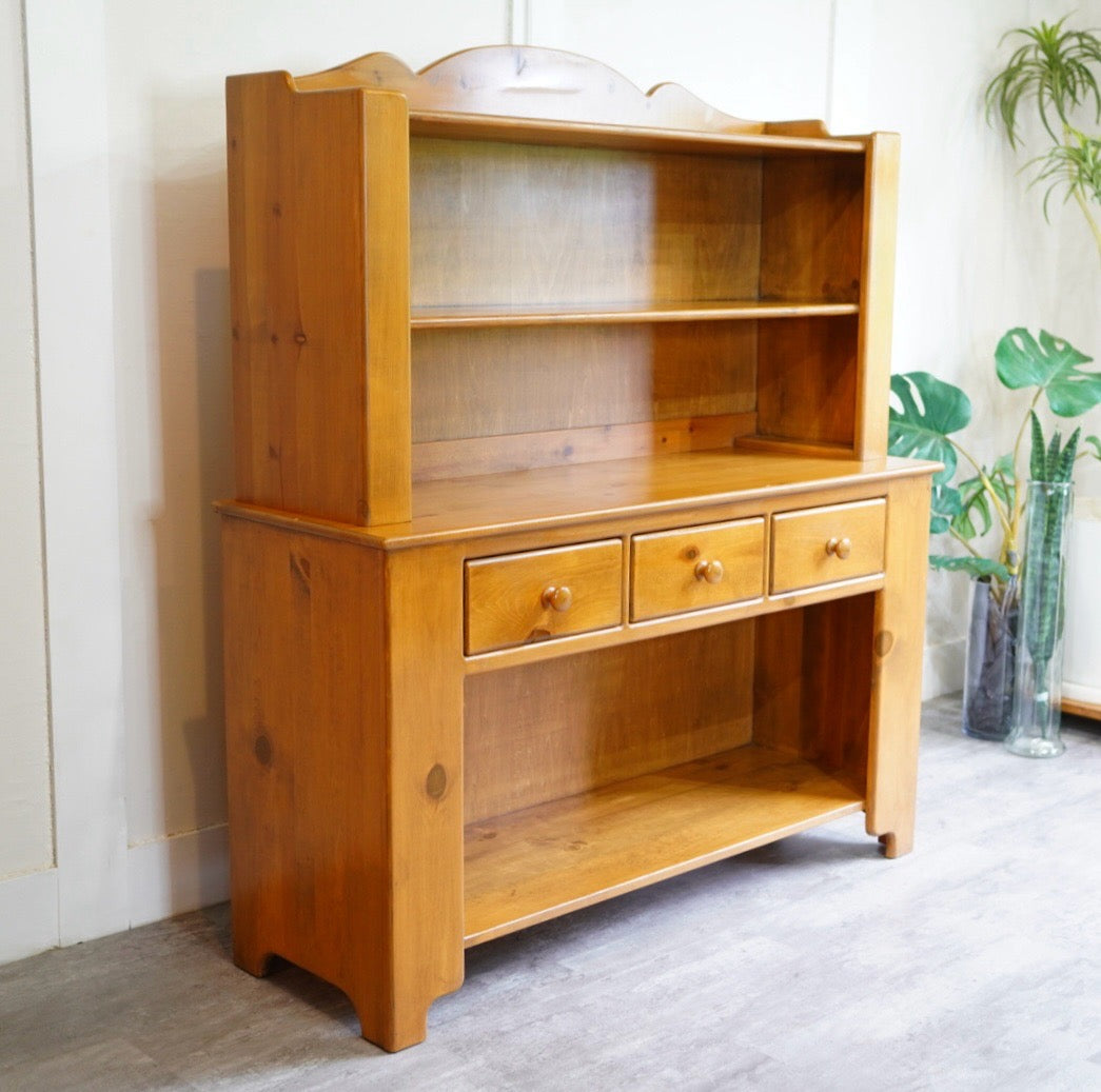 アンファン / enfant 飾り棚 カップボード キャビネット パイン材