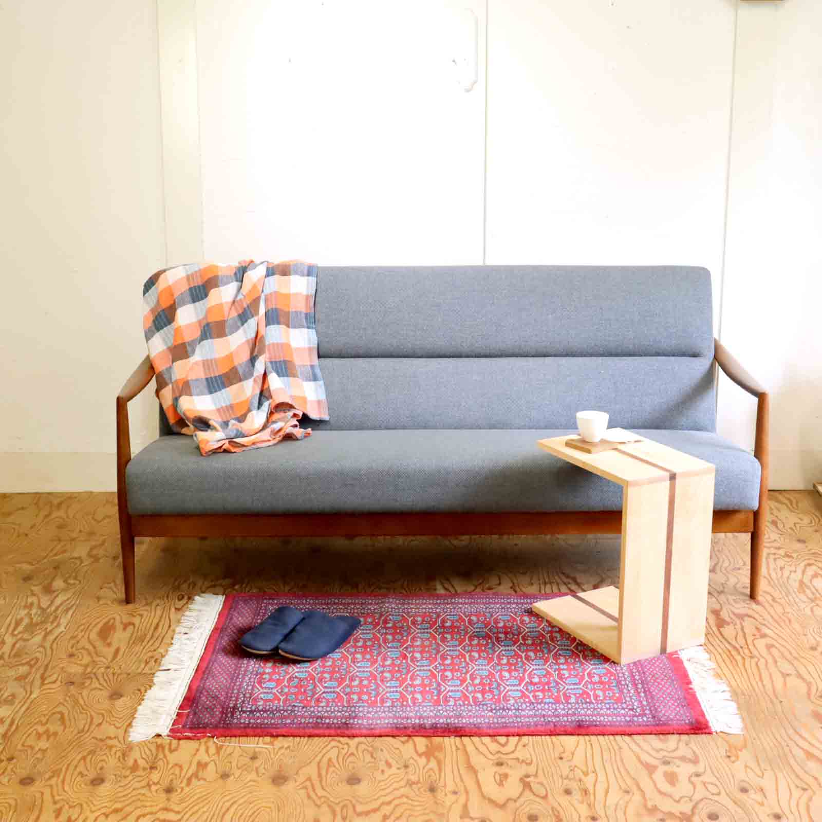 日進木工 Forms / フォルムス 3Pソファ トリプルソファ オーク 中古