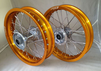 Kawasaki ＞ D－TRACKER125 ＞ アルミリム完組 セット