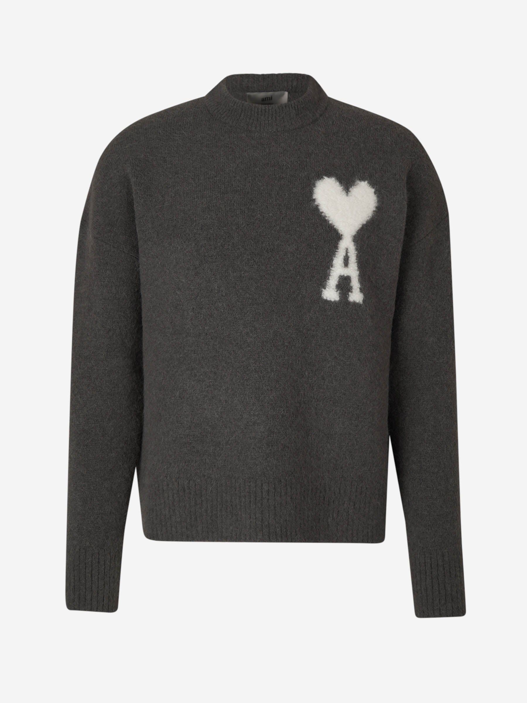 Ami Paris – Ami Paris Alpaca Logo Sweater in Barcelona or Shop