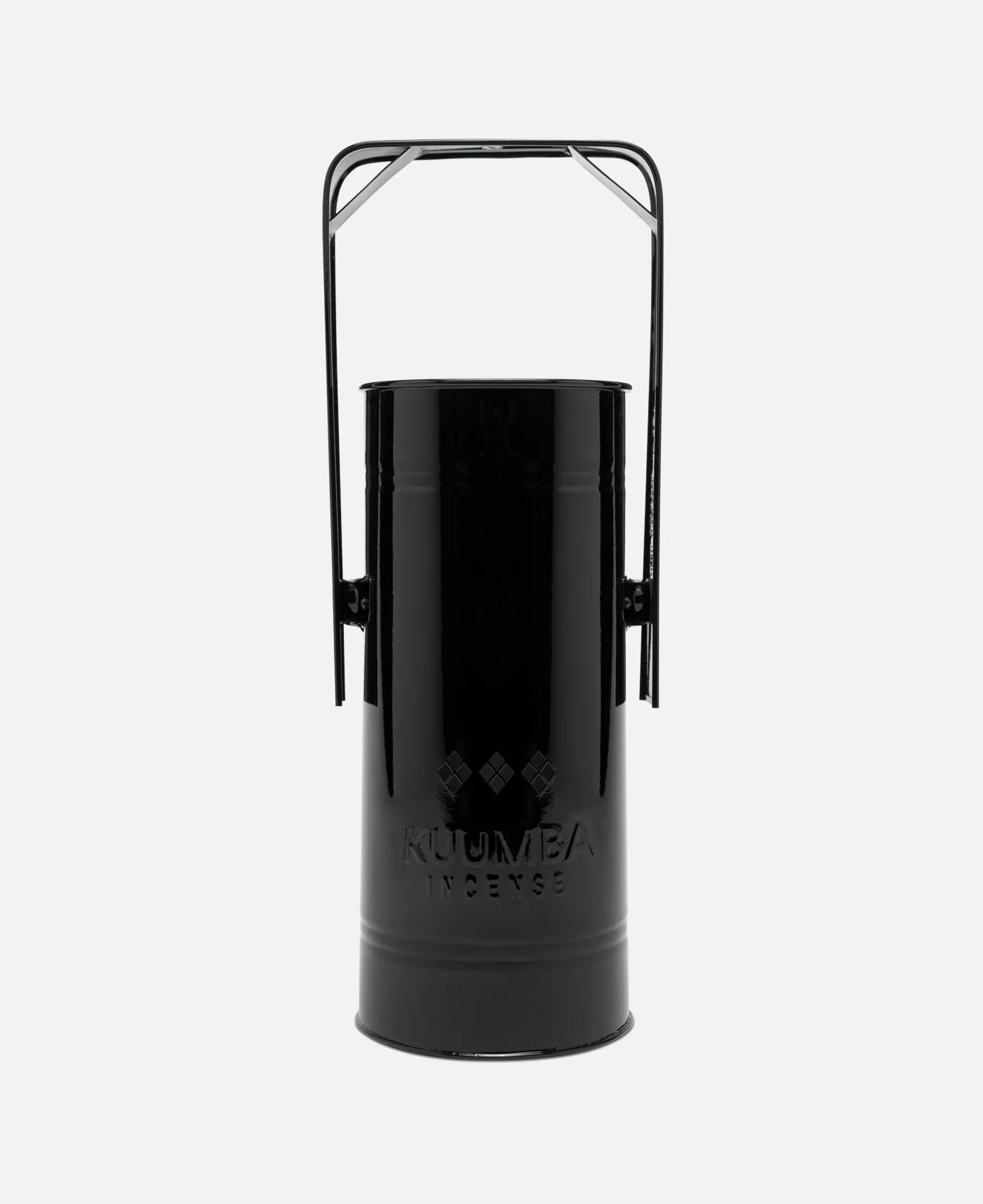 Kuumba International - Embossed Metal Can Incense Burner Black