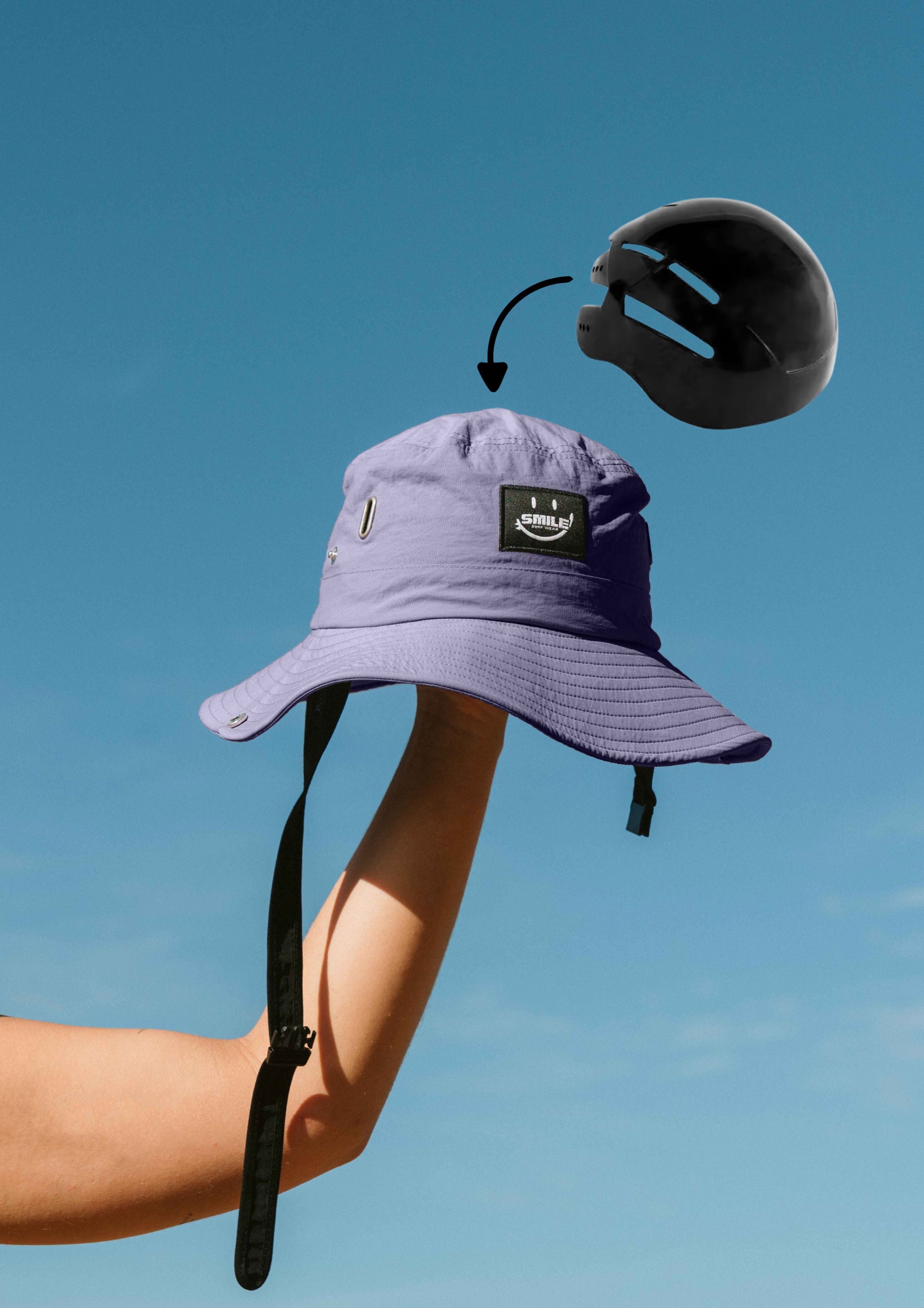 Stylish Surf Helmet - SMILE Surf Wear's Surf Hats