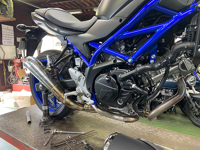 SUZUKI｜SV650ABS/X ABS | POWERBOX パイプ チタンソリッド （適合型式