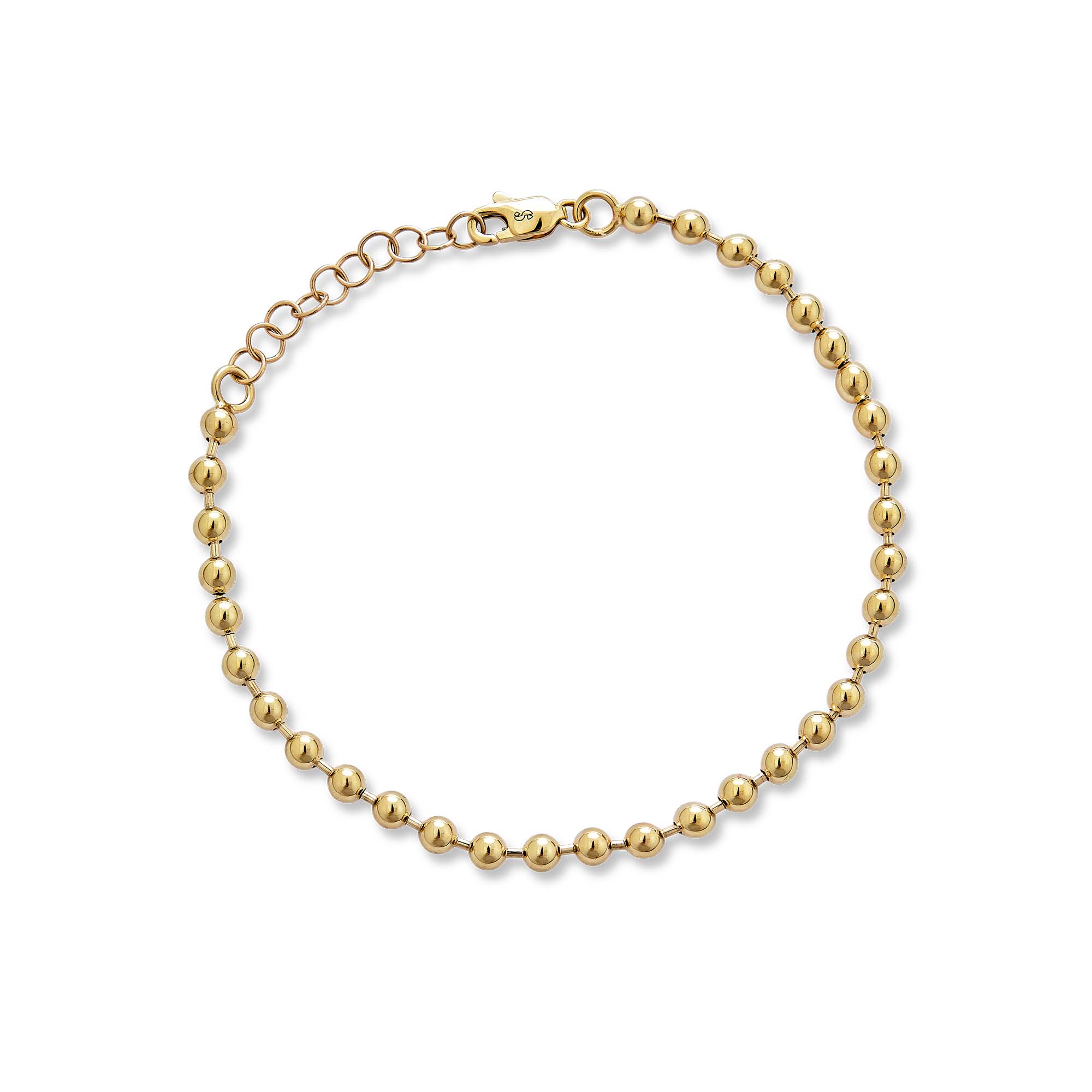Gold Ball Chain Bracelet – STONE AND STRAND