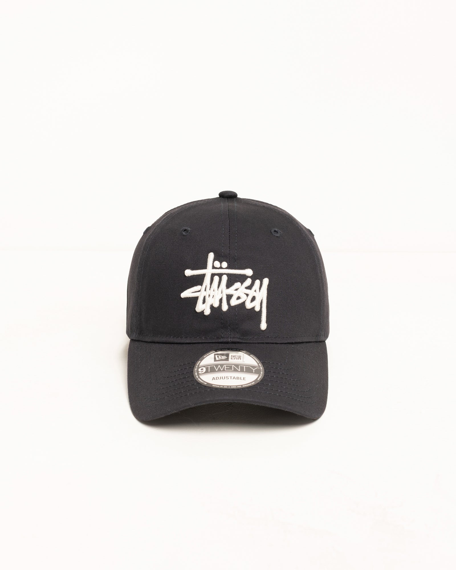 New Era 9TWENTY Basic Strapback – Dark Navy | Headwear | Stüssy