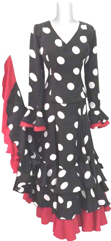 フラメンコ衣装ロゼ花子のオーダーメード・無地ワンピース＆ツーピース