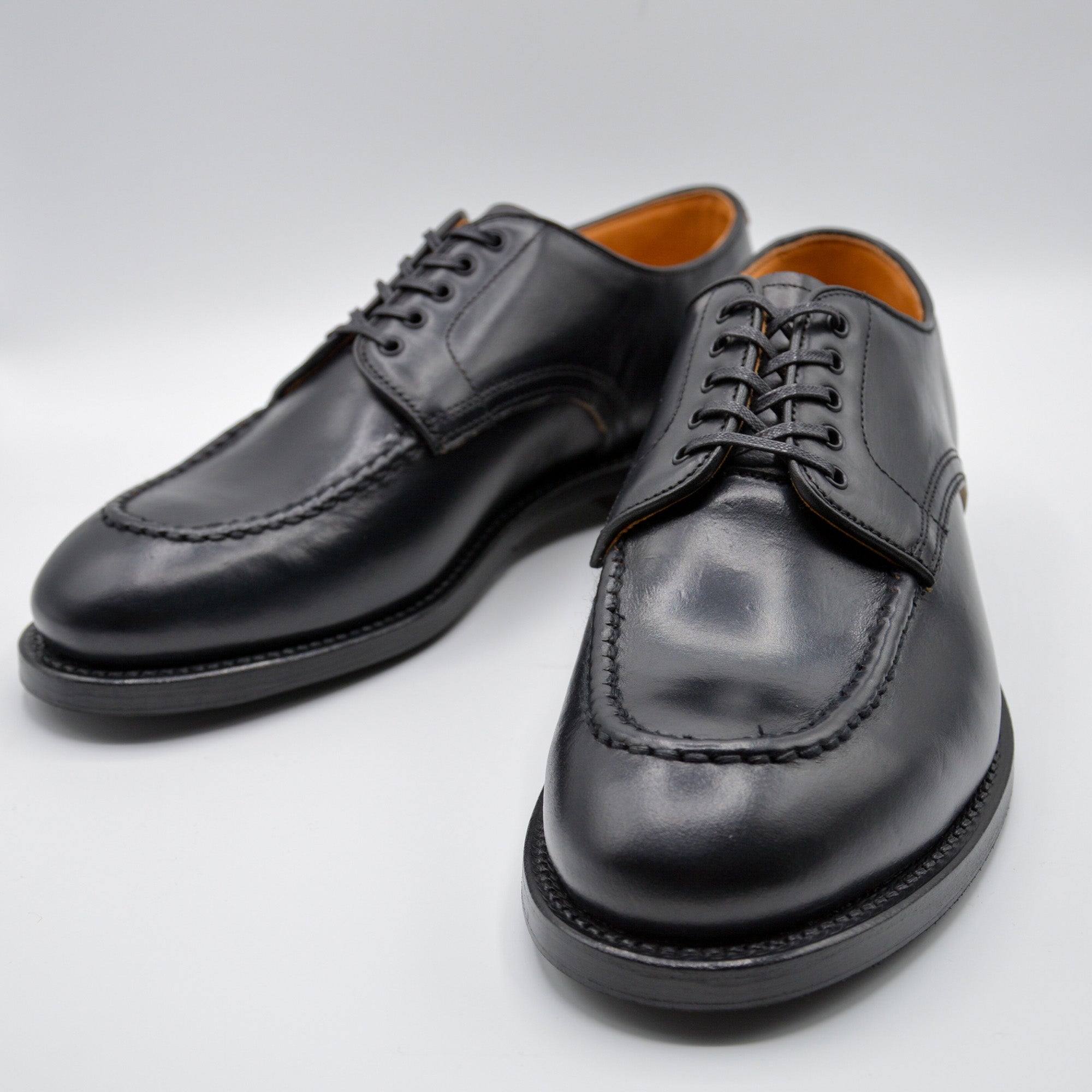 15078 HEAVY STITCHING MOC TOE BLACK – WHEELROBE