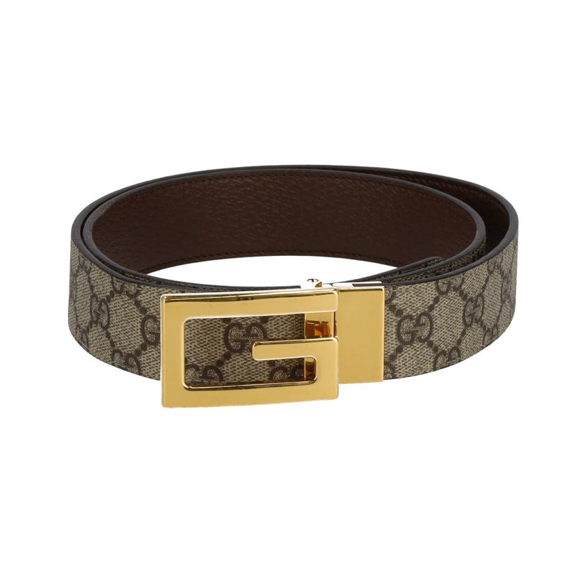 GUCCI グッチ GUCCI ベルト ベージュ＆エポニー GGスプリーム