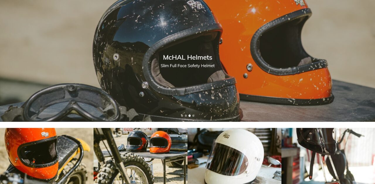 フルフェイスタイプのビンテージヘルメットと言えば！McHAL・APOLLO