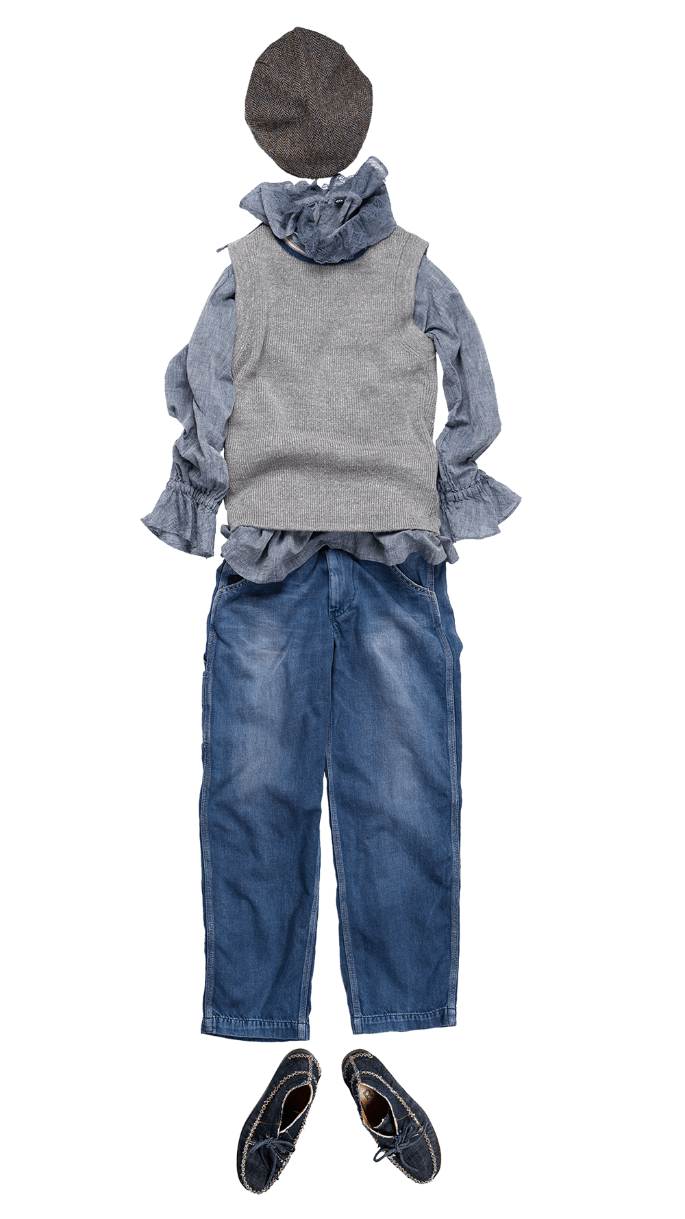 45Rモンプデニムの908ペイカーパンツ（淡）: WOMEN｜45R