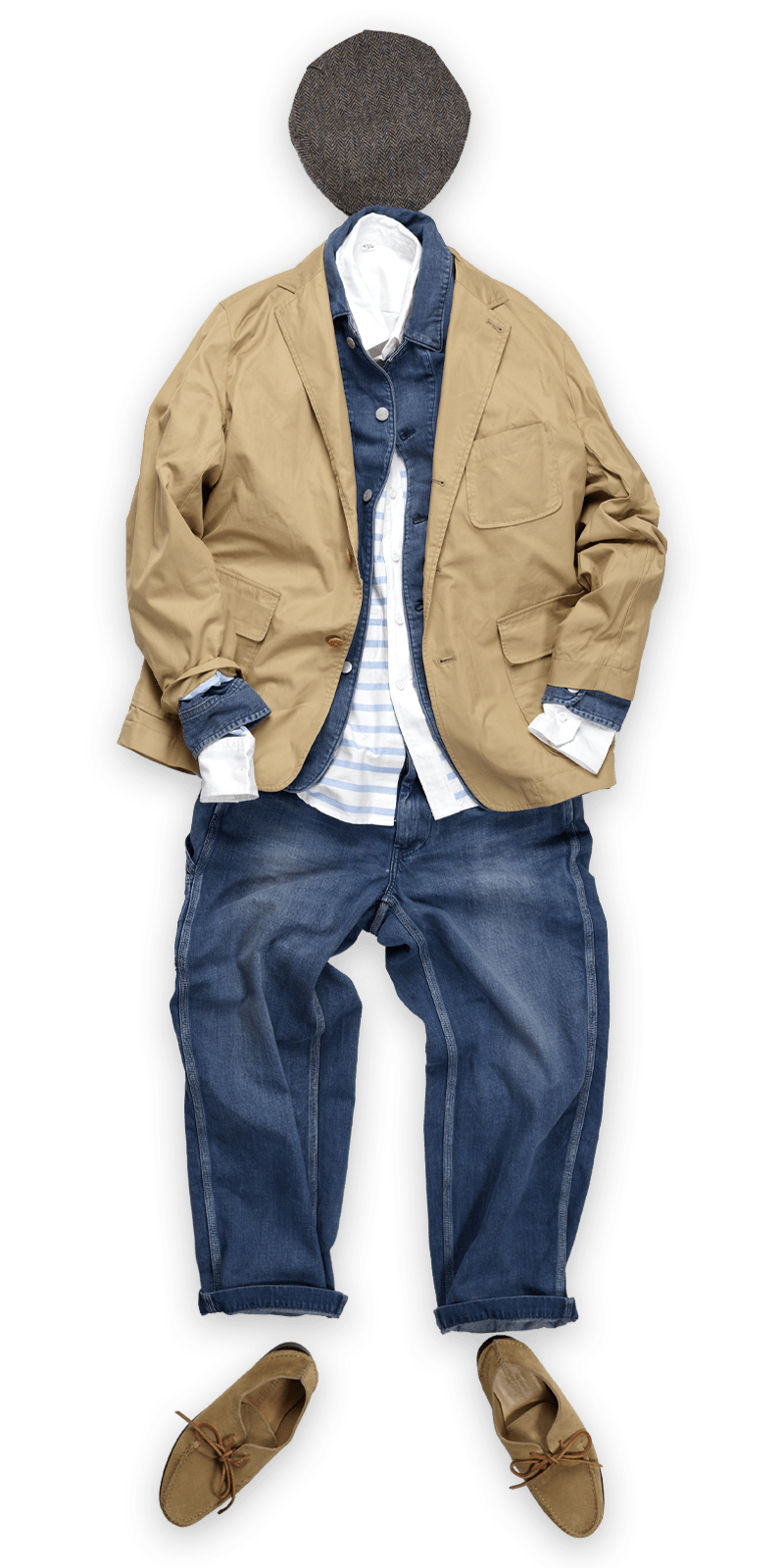 45Rモンプデニムの908ペイカーパンツ（淡）: WOMEN｜45R