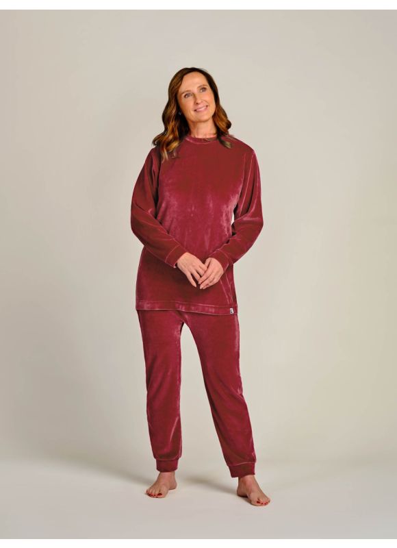 Women's Velvet One Piece jumpsuit back zipper