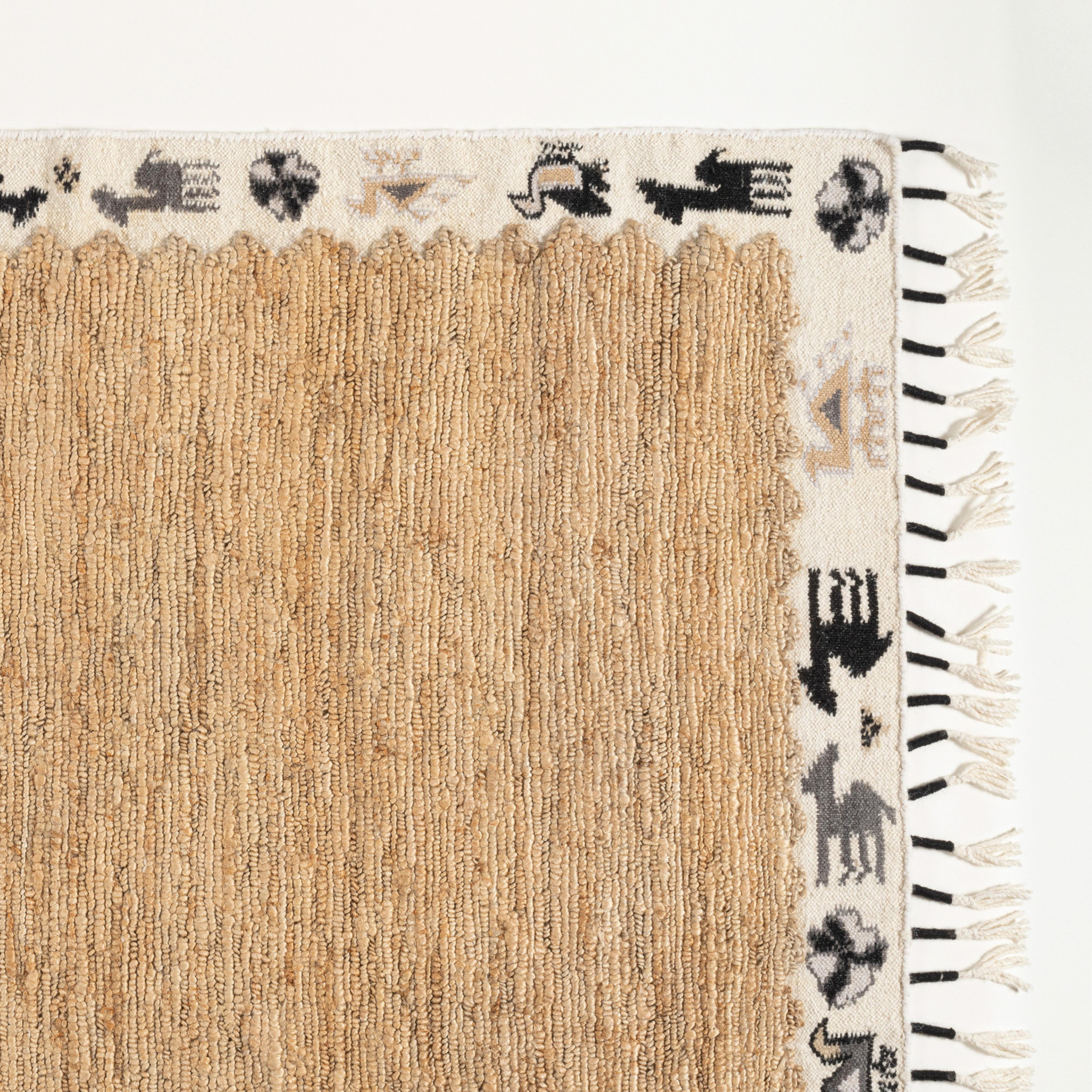 Tohana Saçaklı Jüt Kilim 160x230 Cm Bej 8684464000954 | Zsa Zsa Zsu
