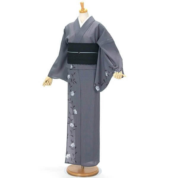 撫松庵浴衣【花唐草模様】着物風に着られます！ | きもの山喜 | 振袖