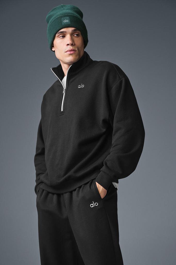Alo Accolade 1/4 Zip Pullover - Black - Hoodies - Compare Prices
