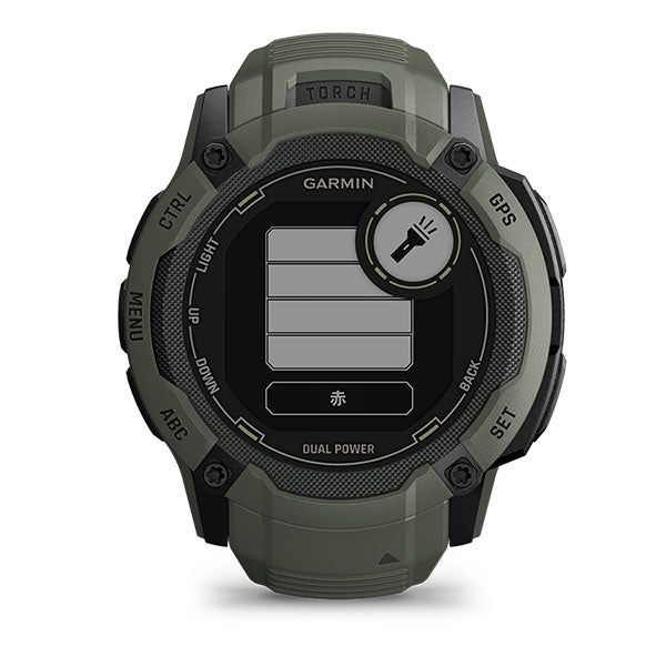 ガーミン GARMIN Instinct 2X Dual Power Moss 010-02805-52 ユニ
