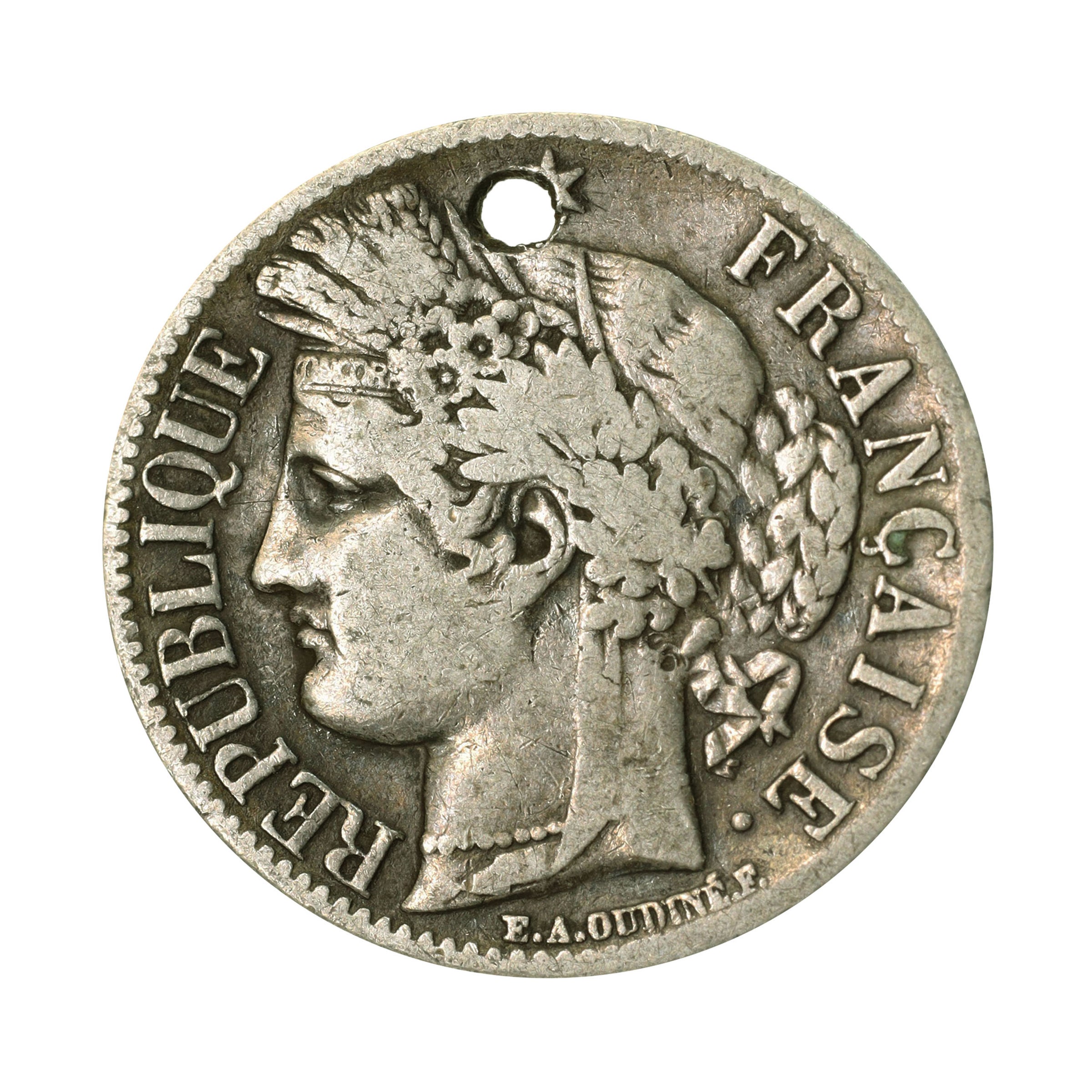 フランス 10フラン銀貨 2000 シャルルマーニュ デニエ プルーフ