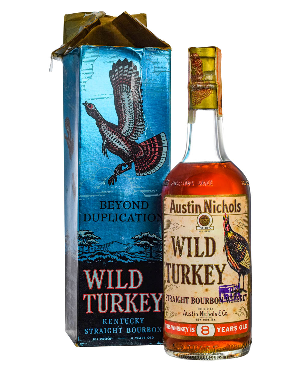 Wild Turkey 8 Years Old 101 Proof 1968 - Musthave Malts