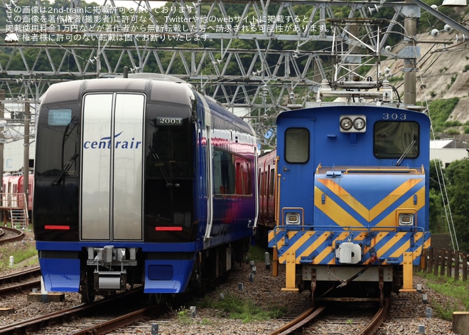 名鉄】2000系2003F「ブルーミュースカイ」が姿を現す |2nd-train鉄道