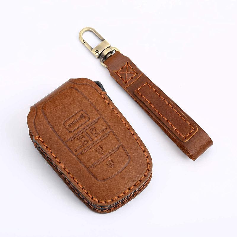 3W Toyota Sienna 2021-2024 4th Key Fob Cover Case Genuine Leather