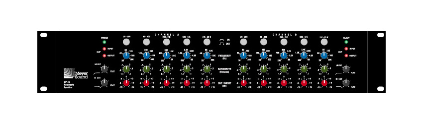 Meyer CP-10 Dual Channel Parametric EQ Rental – TC Furlong