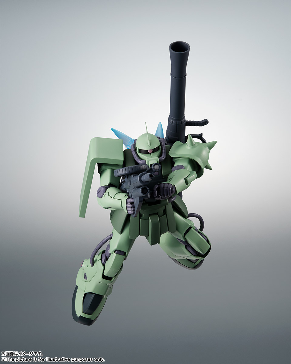 ROBOT魂 ＜SIDE MS＞ MS-06F-2 ザクII F2型 ver. A.N.I.M.E. | 魂ウェブ